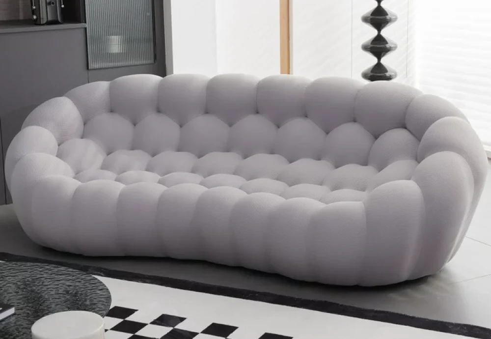 bubble 2 curved 3-4 seat sofa